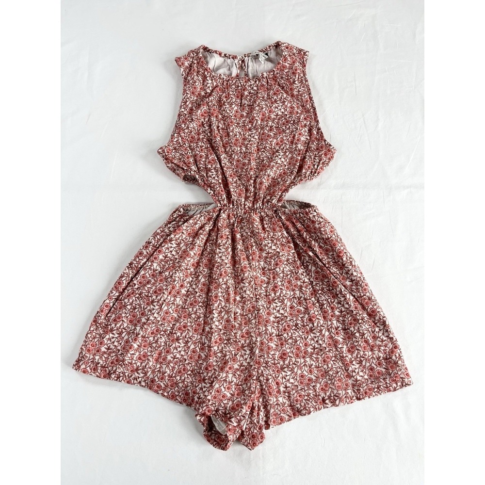 American Eagle Floral Cutout Romper Womens Size Small Ditsy‎ Print Summer Beach